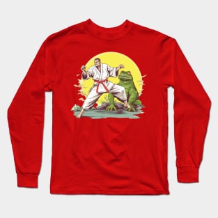 Karate Frog Long Sleeve T-Shirt